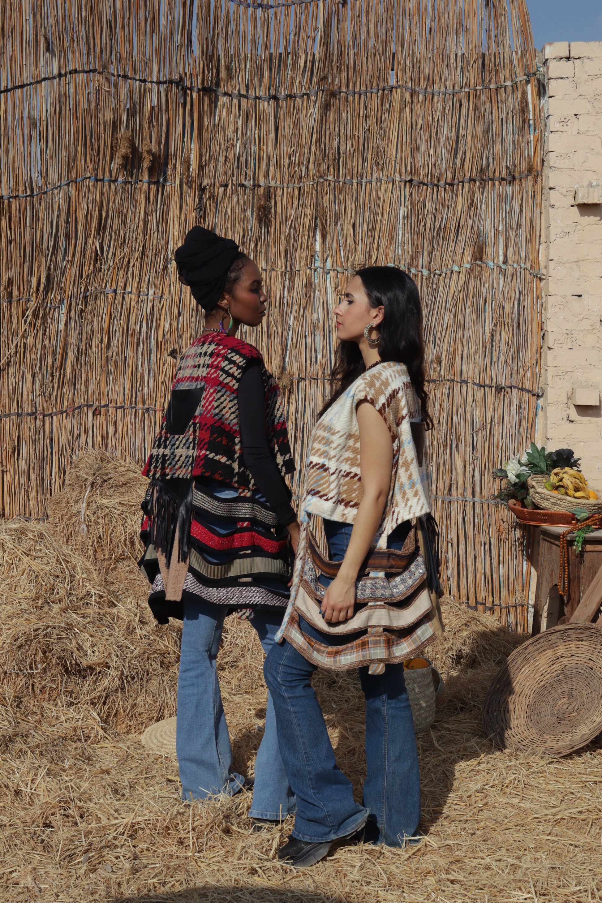 Nomad vest in sand & cocoa