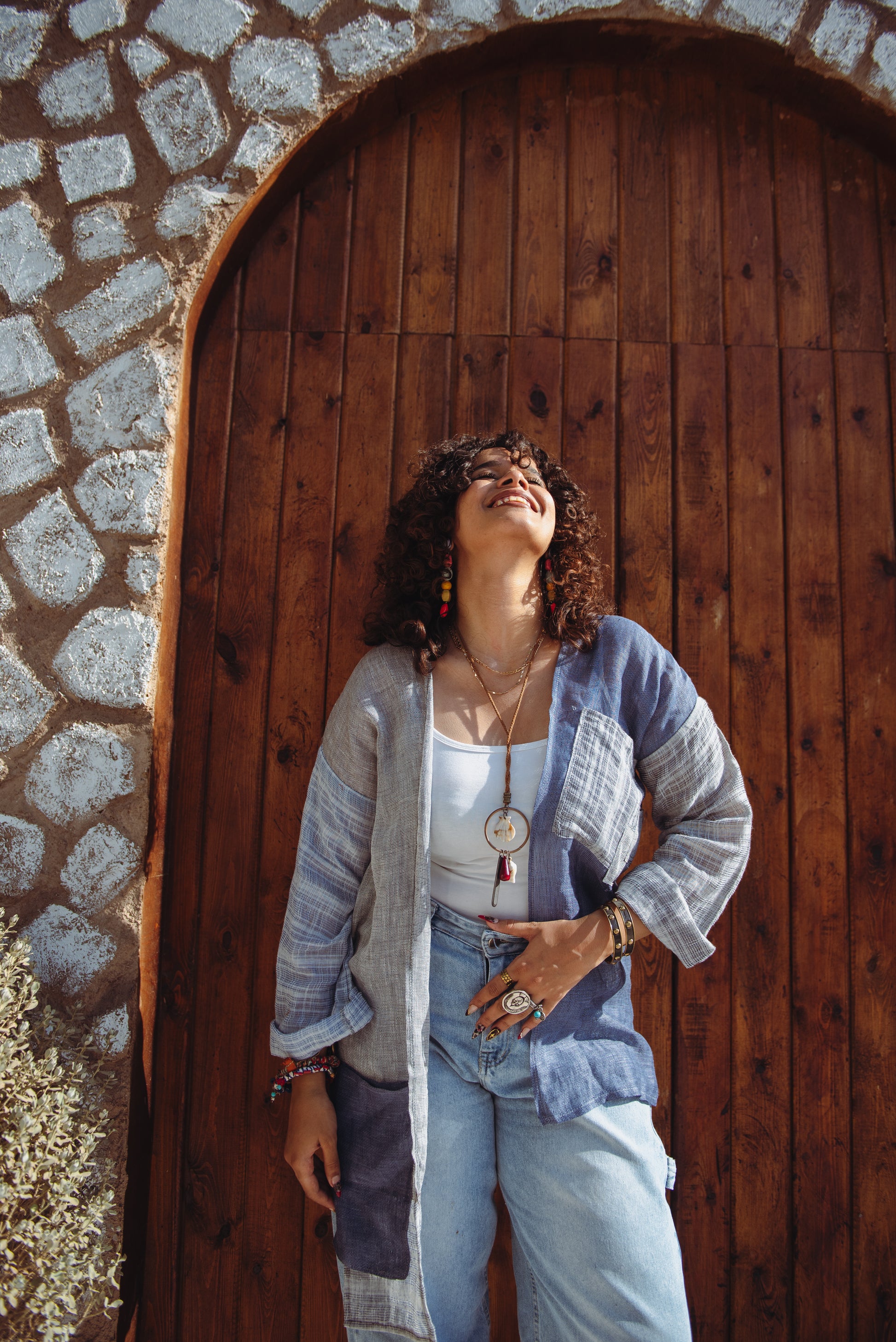 Blues & Muses kimono