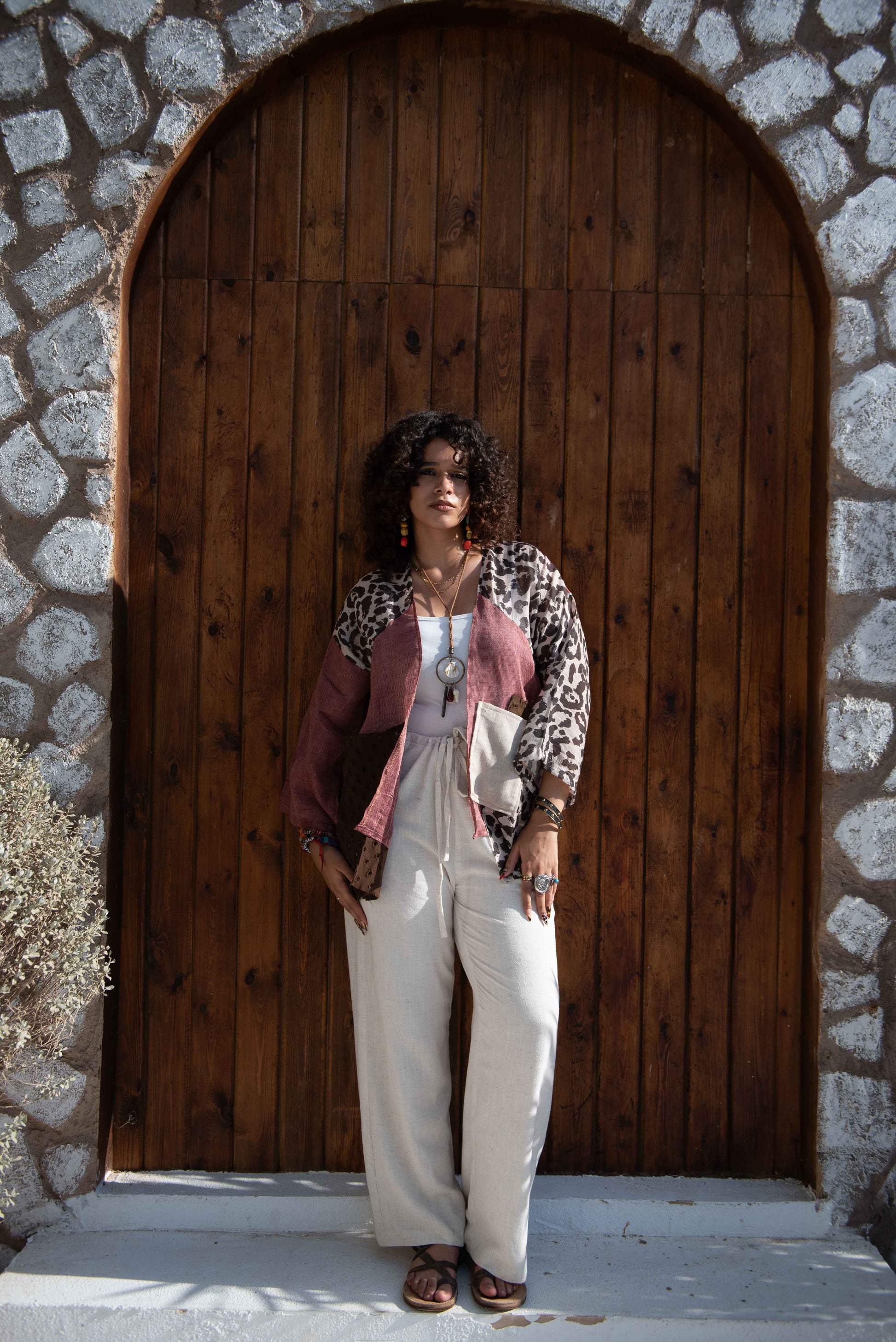 Tiger wine kimono