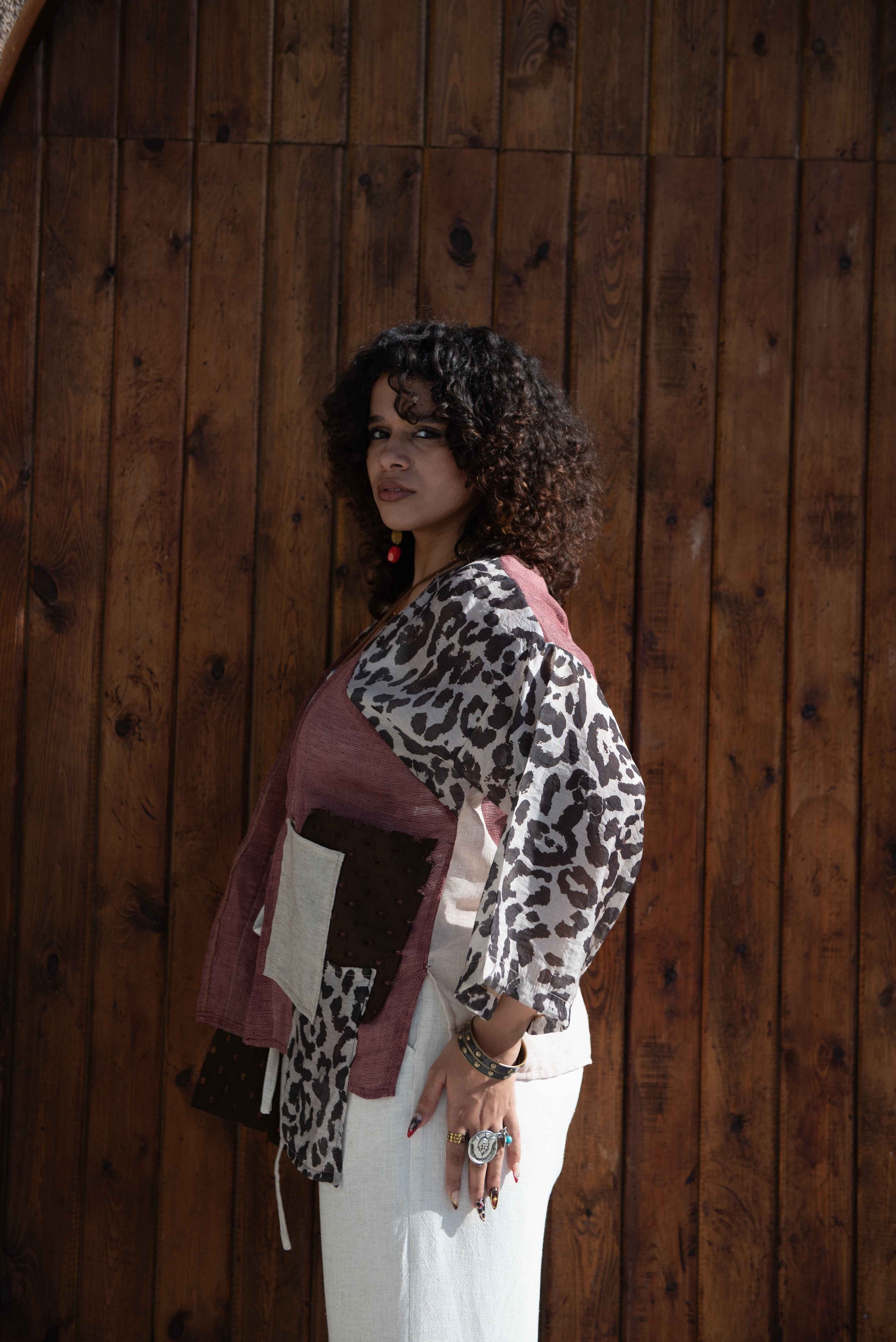 Tiger wine kimono