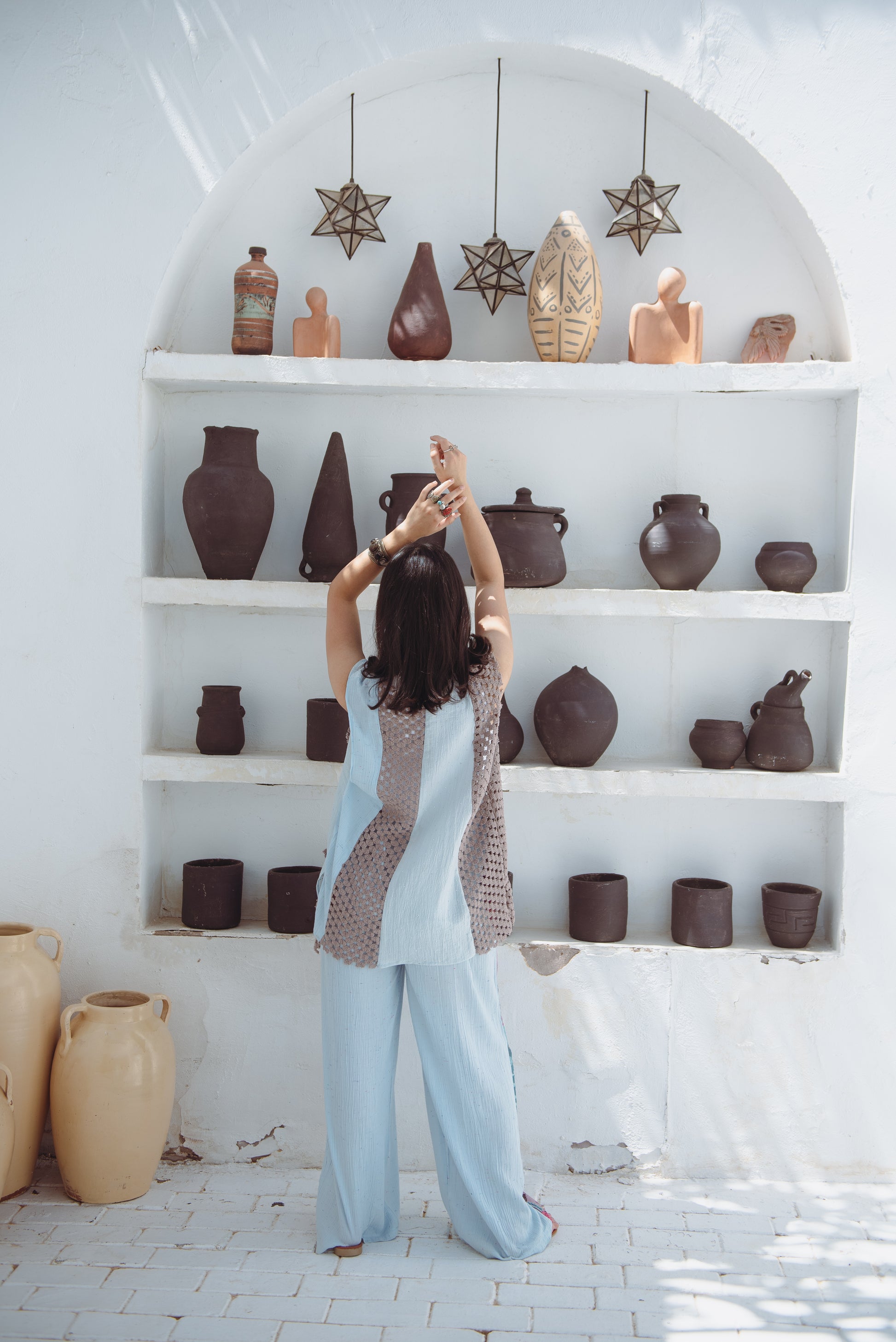Soft blue set
