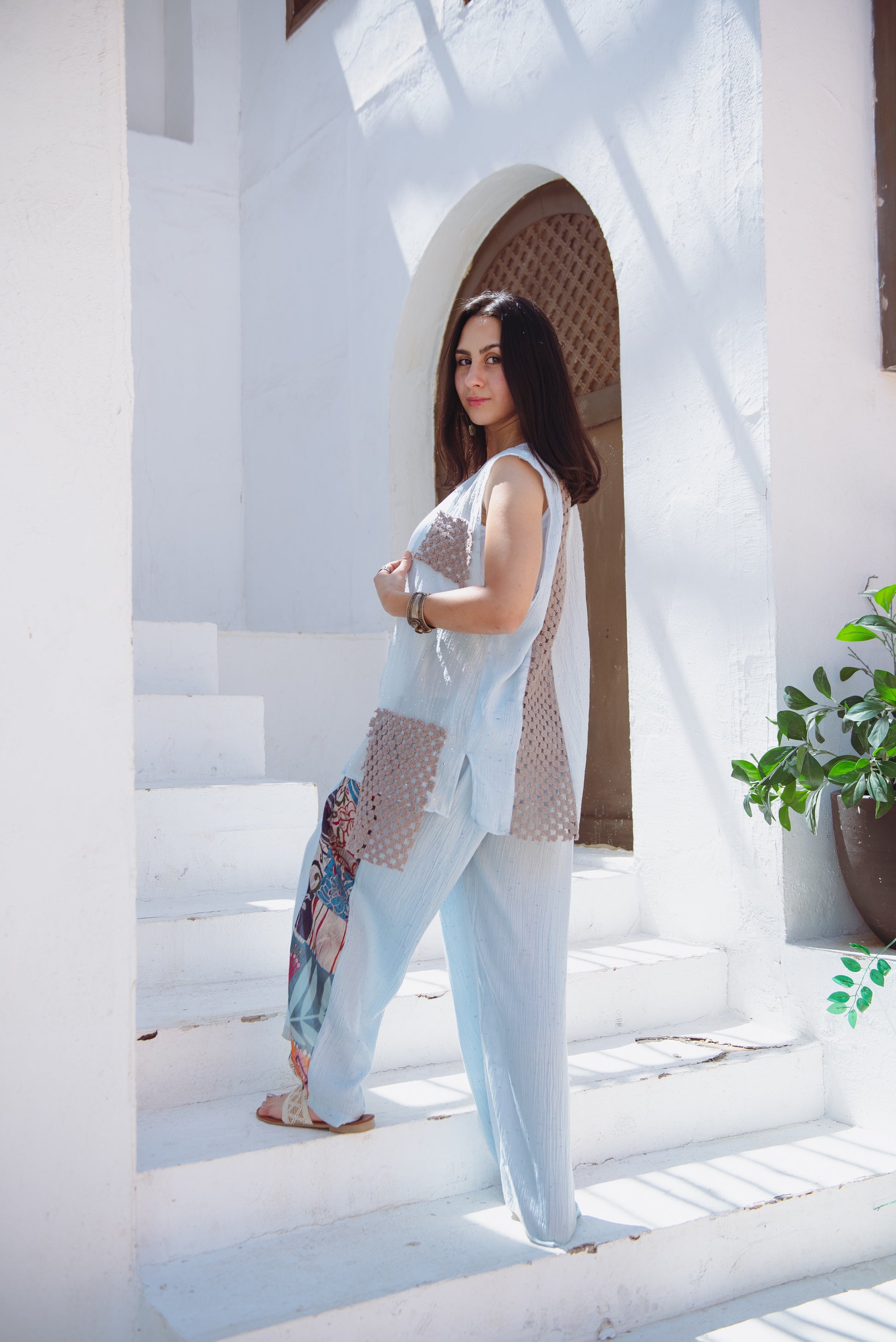 Soft blue set