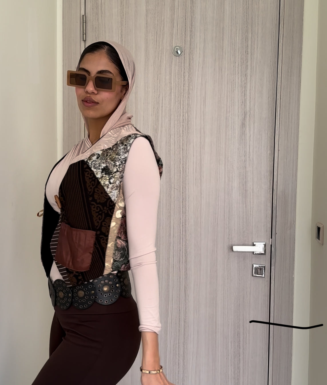 Earthy colors vest
