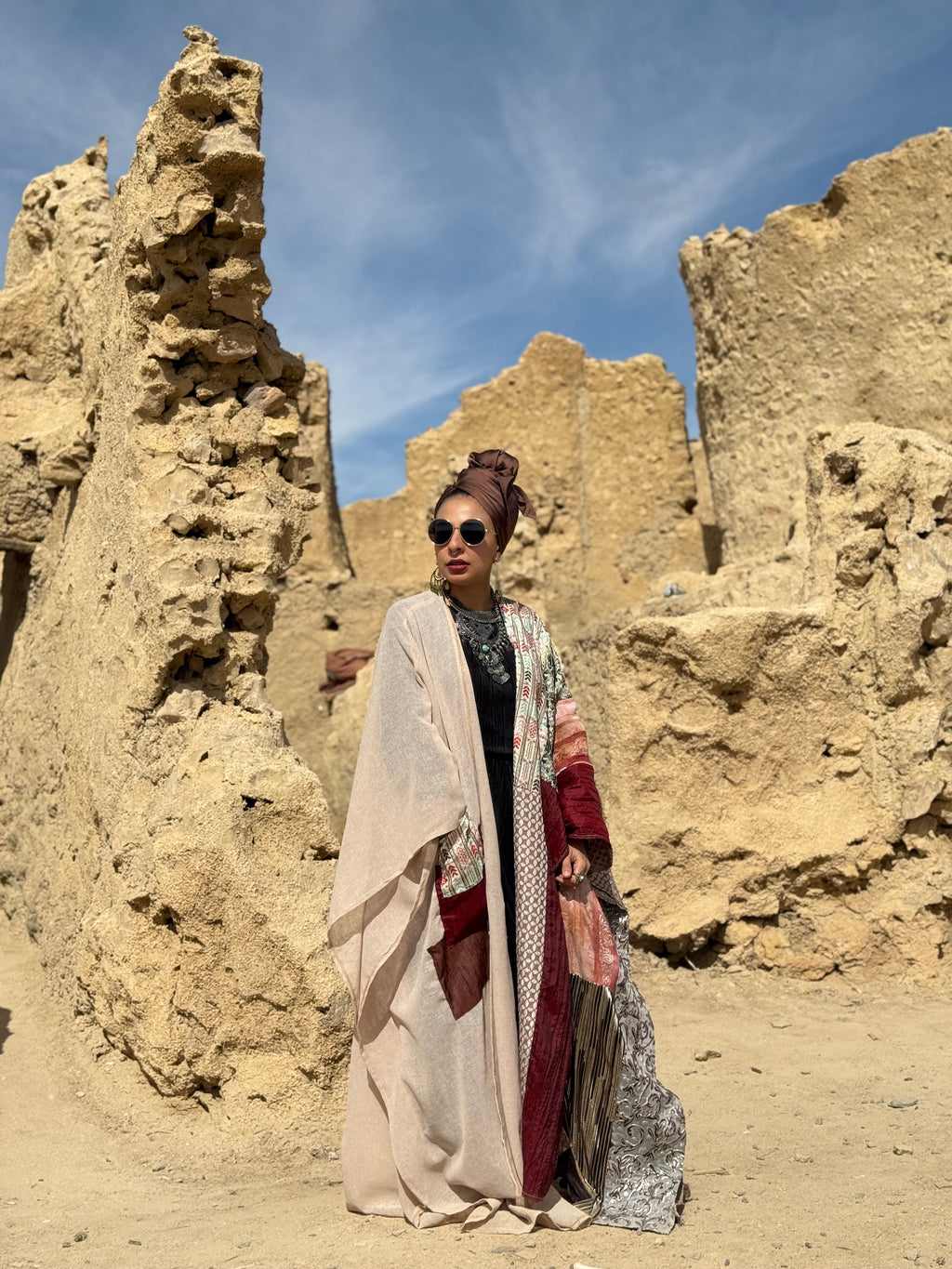 Muse shawl kaftan