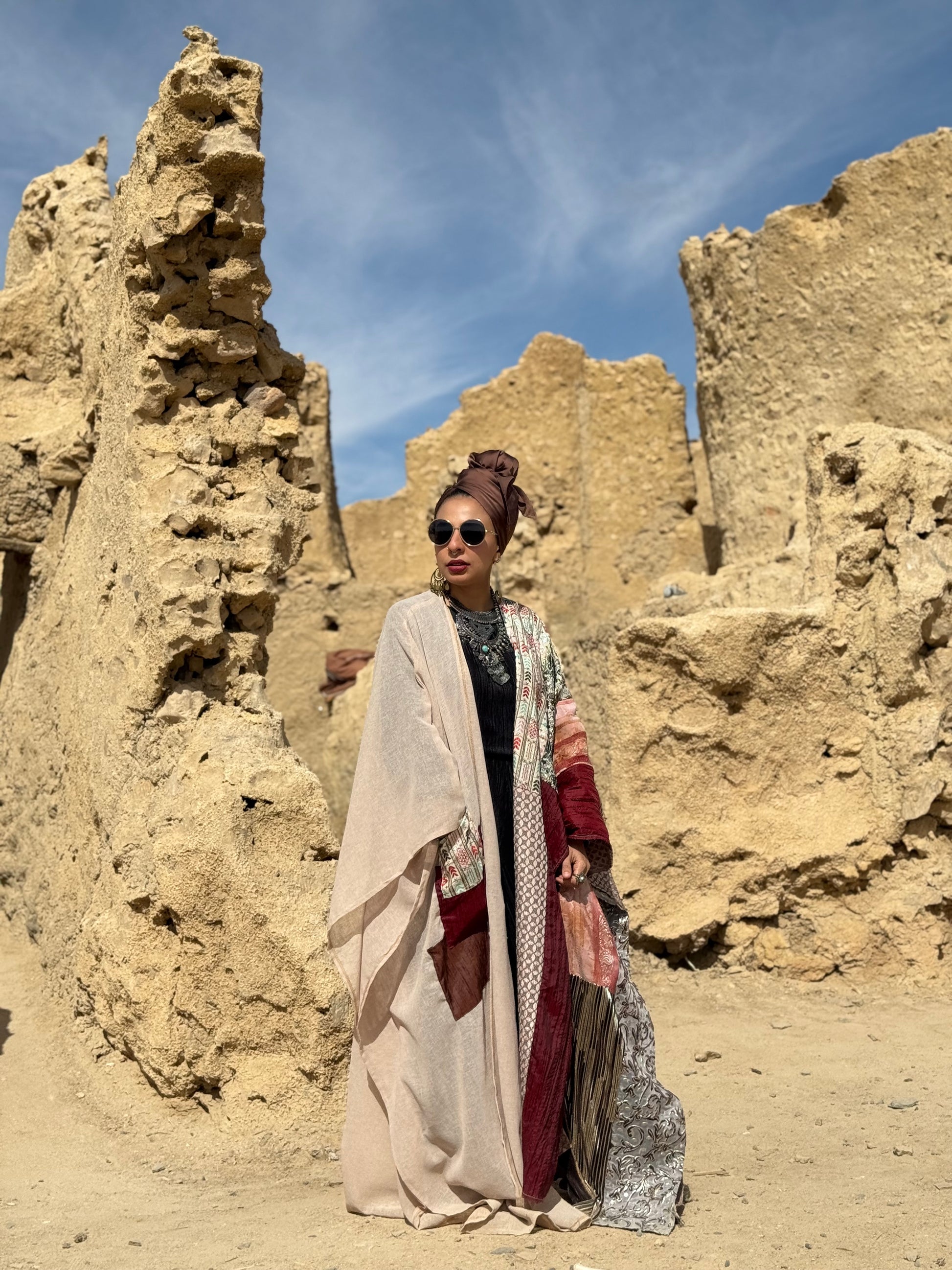 Muse shawl kaftan
