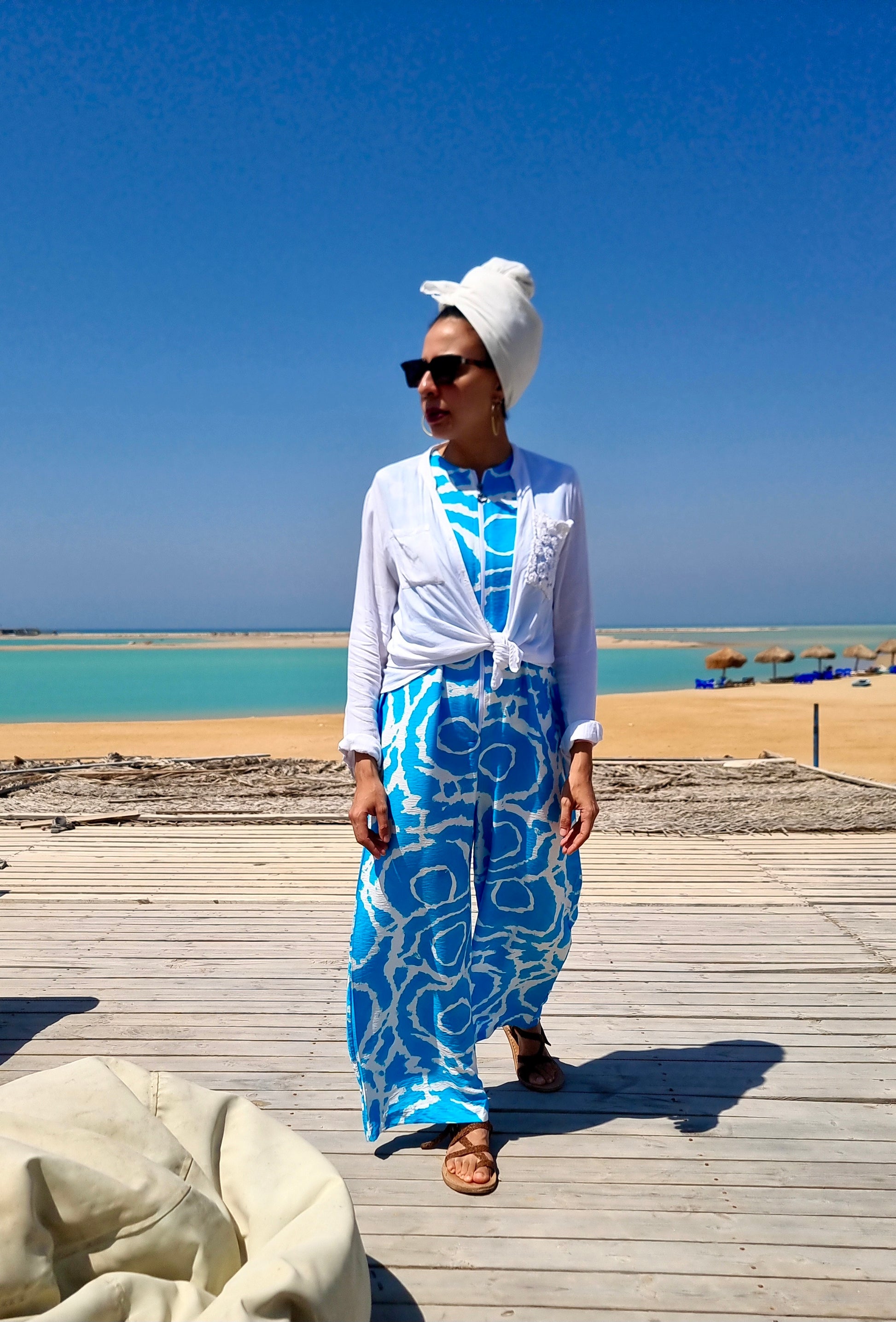 Ocean mist jumpsuit