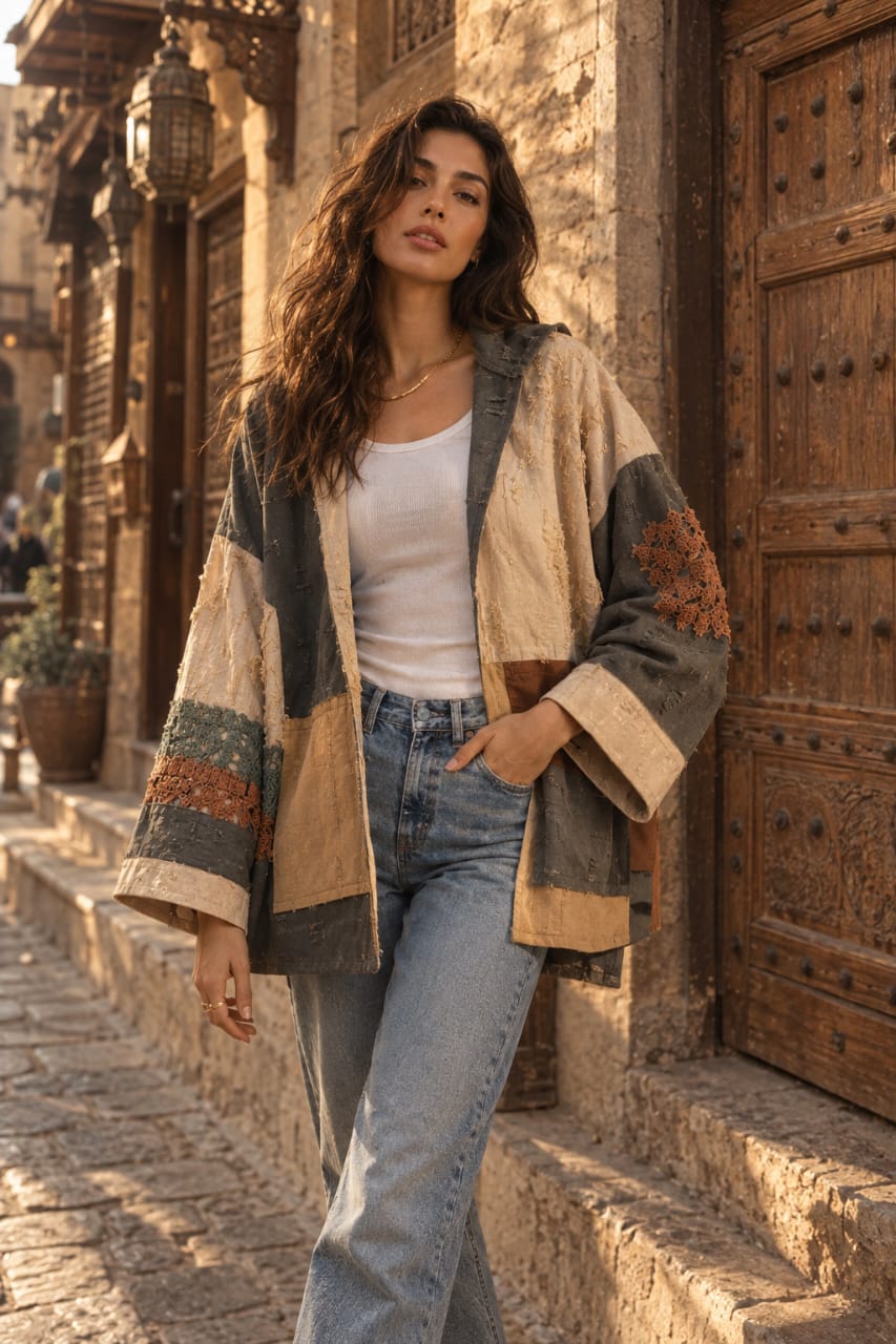 Boho nomad kimono
