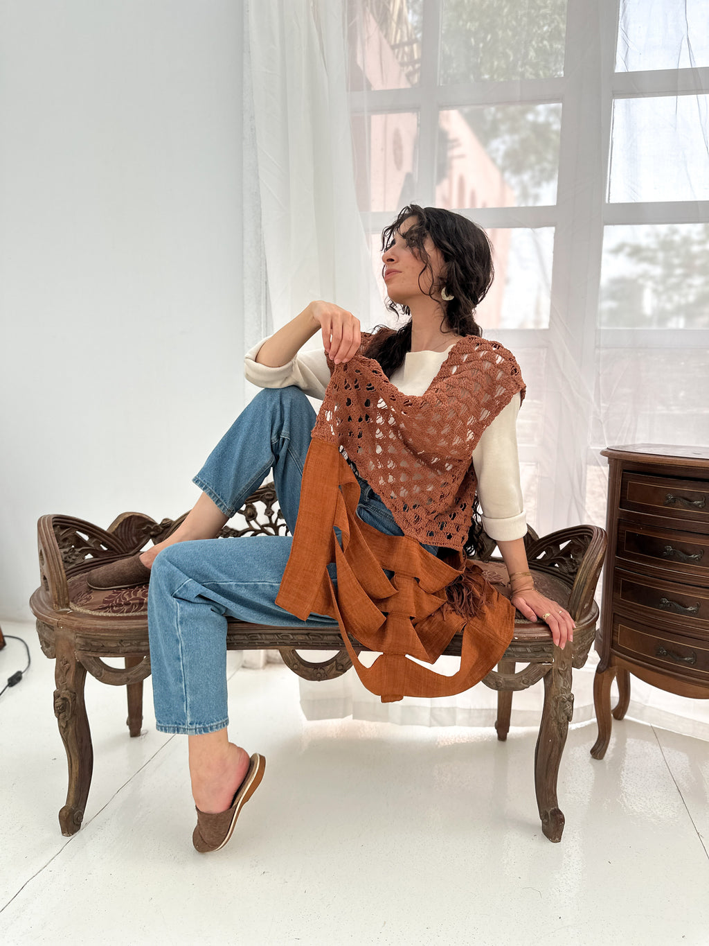 Coffee moon vest