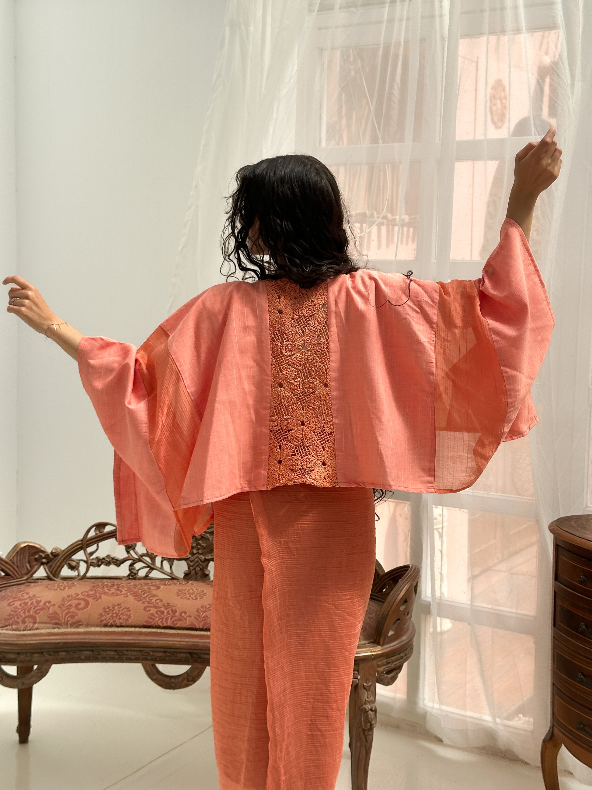 Sunwoven set in orange