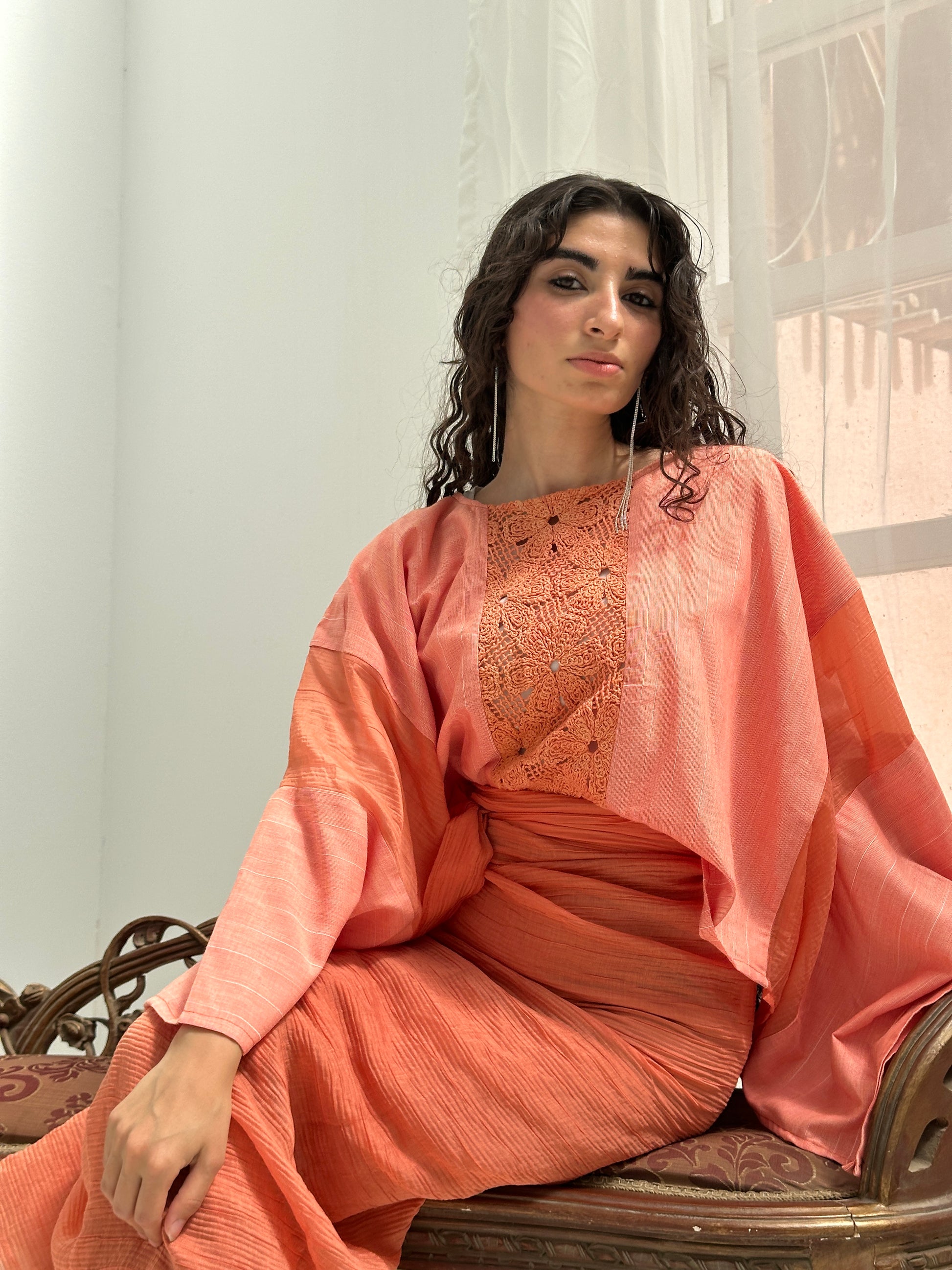 Sunwoven set in orange