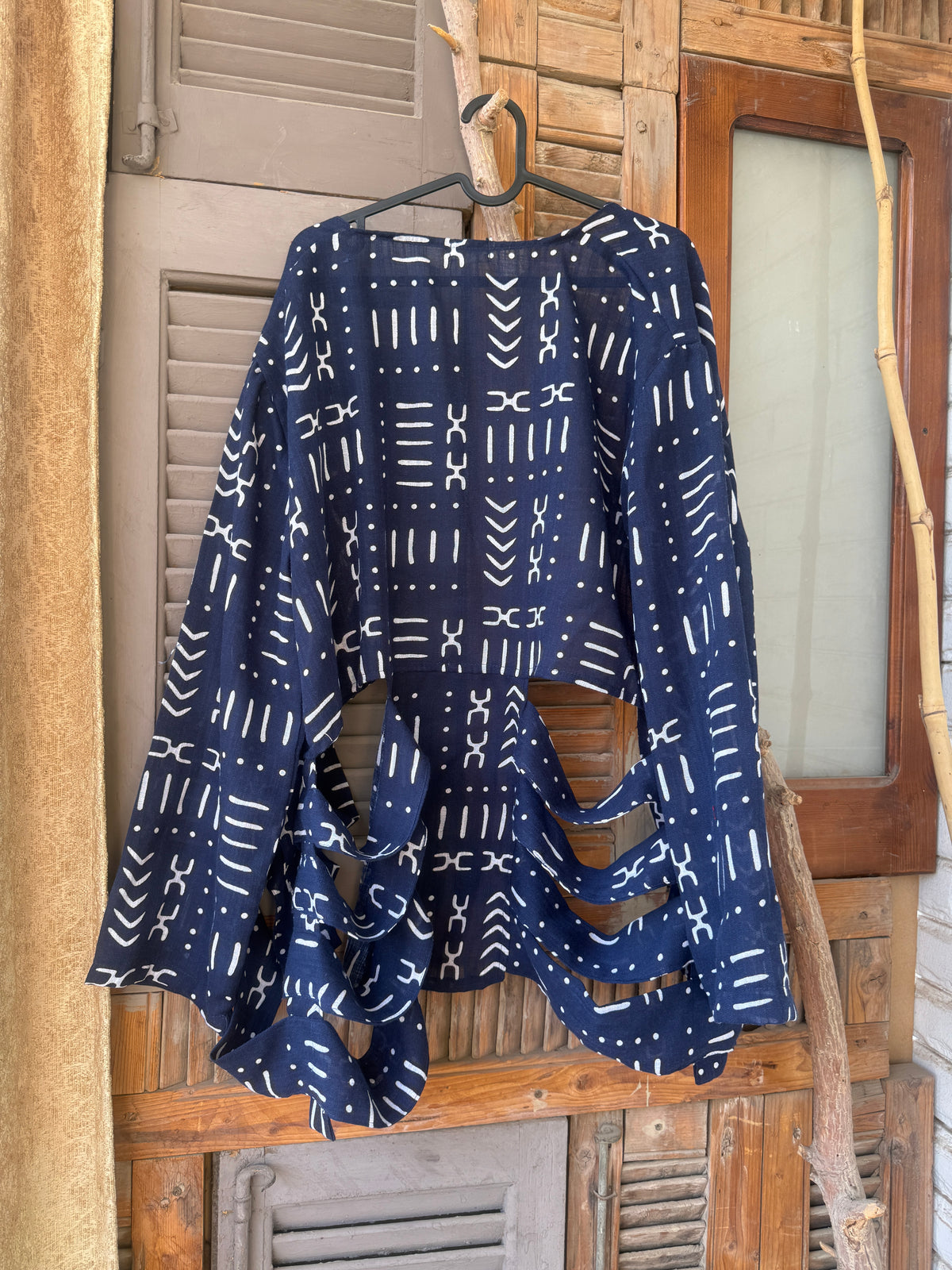 Indigo Bloom Kimono