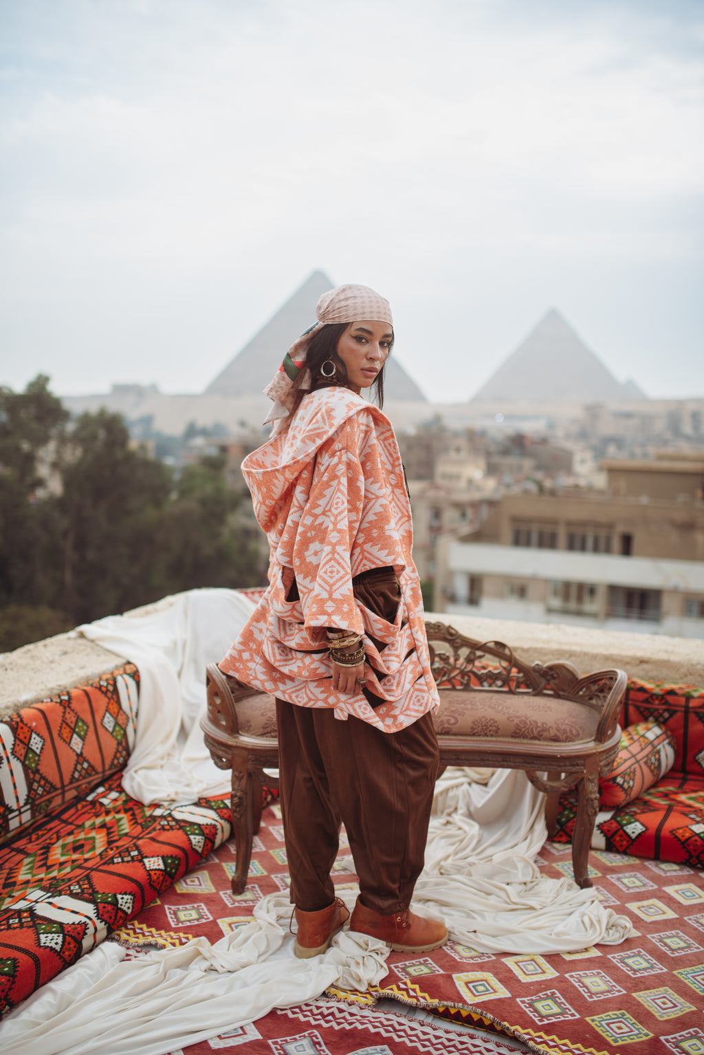 Sunset hippie Kimono