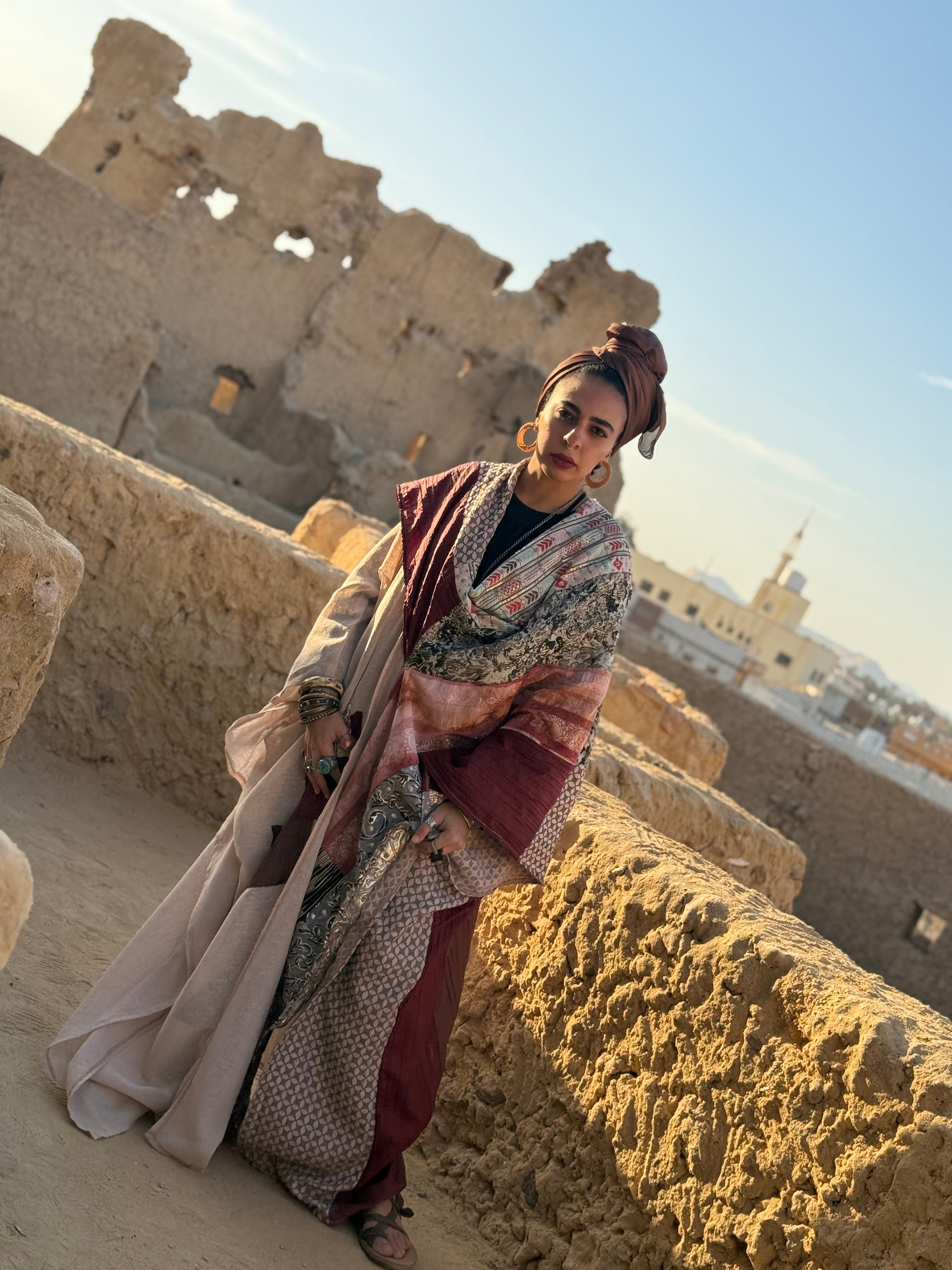 Muse shawl kaftan