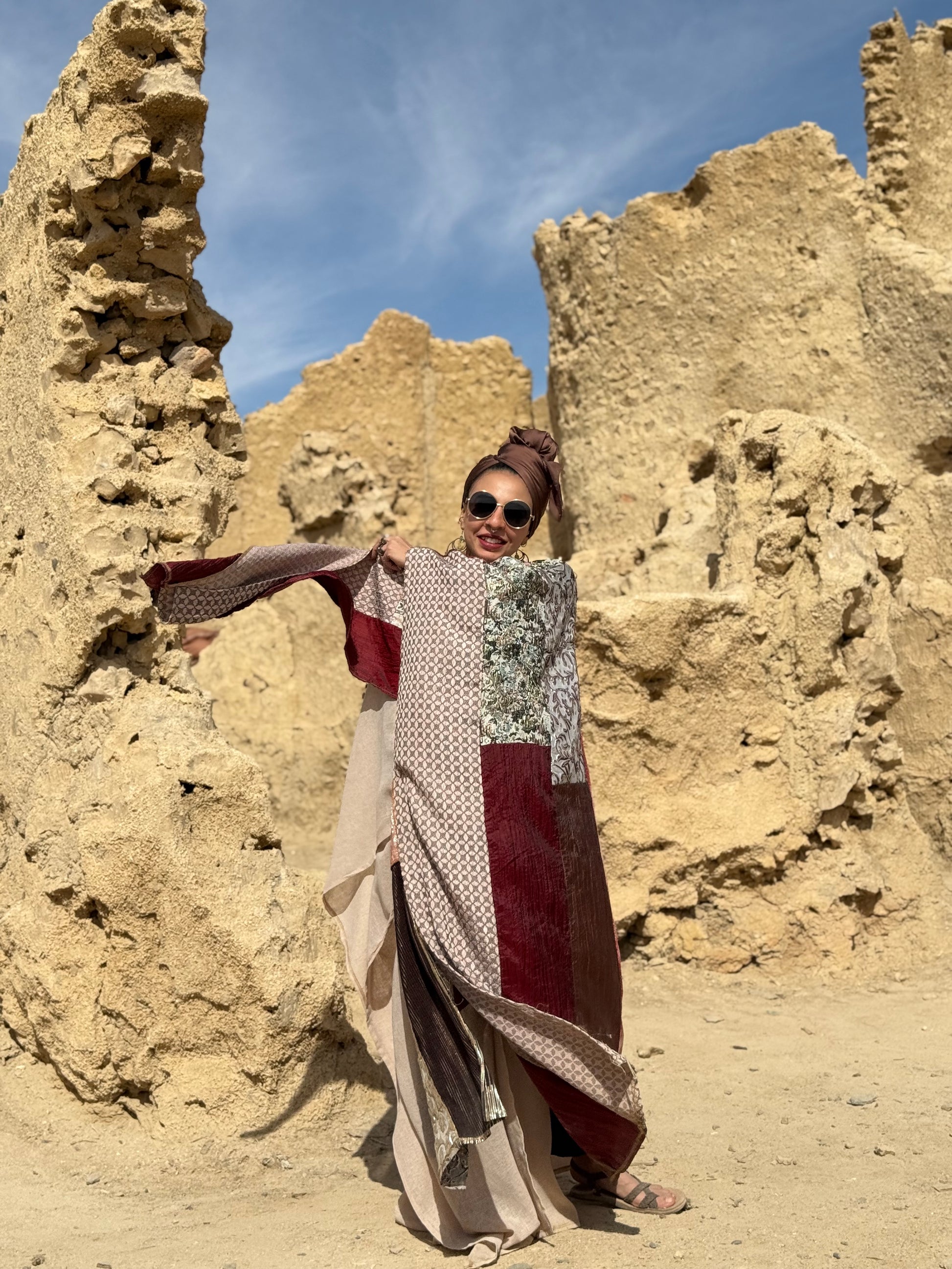 Muse shawl kaftan