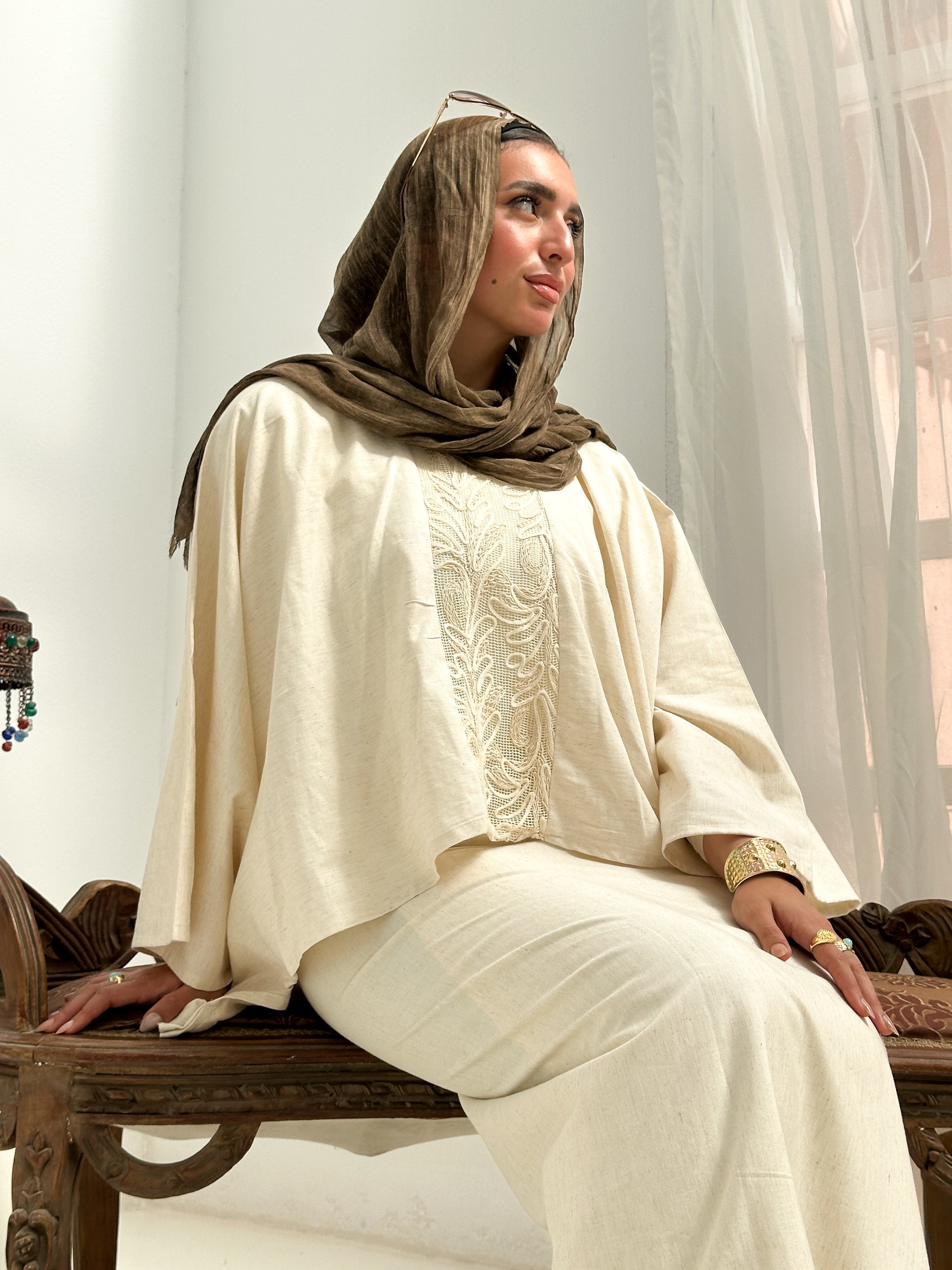 Sunwoven set in beige