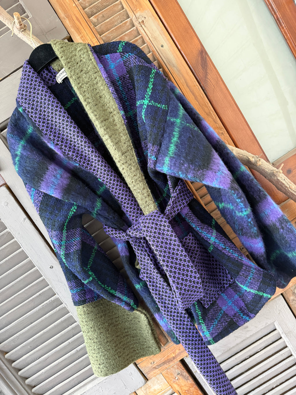 Dreams in wool jacket in blues