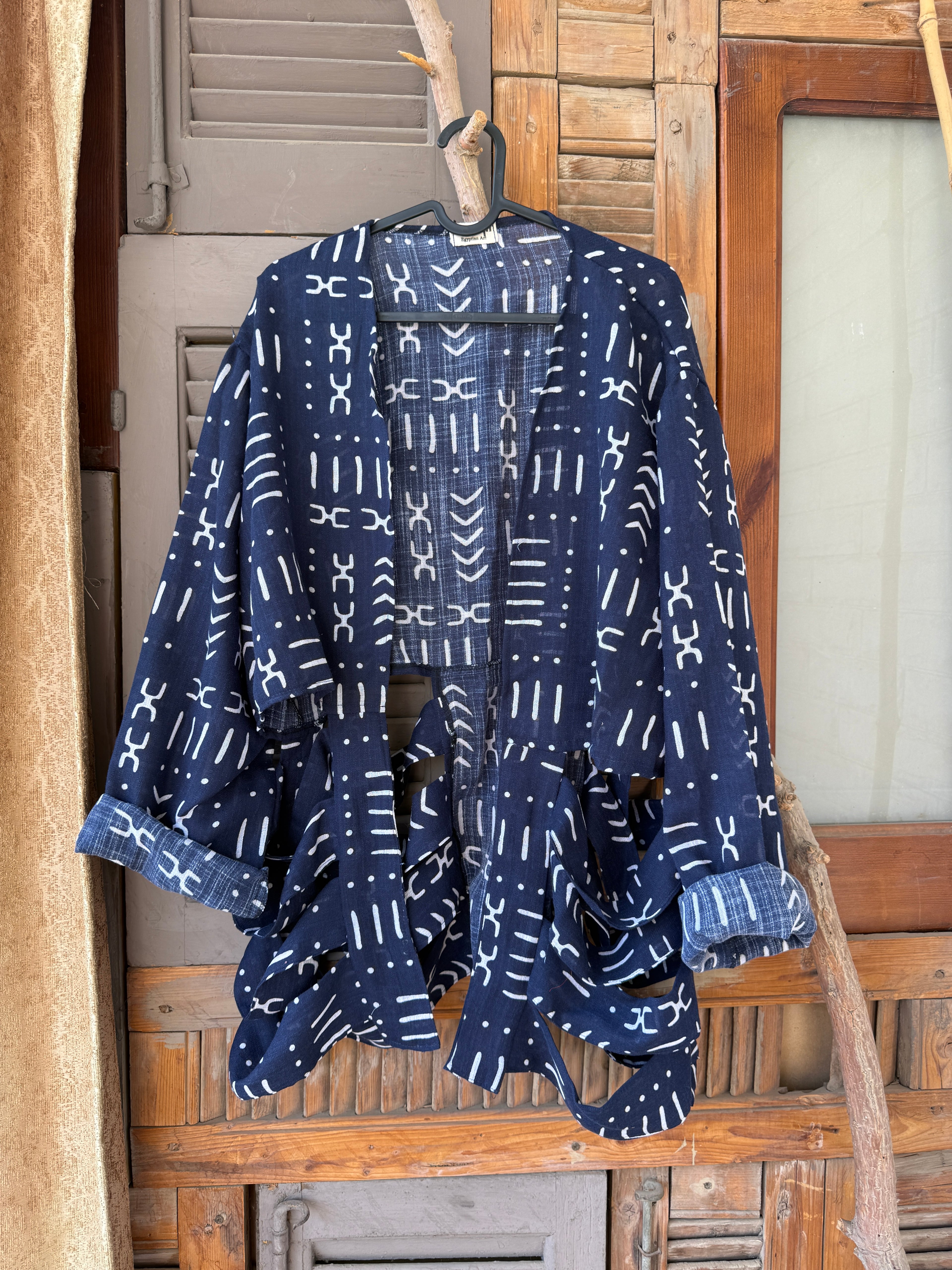 Indigo Bloom Kimono