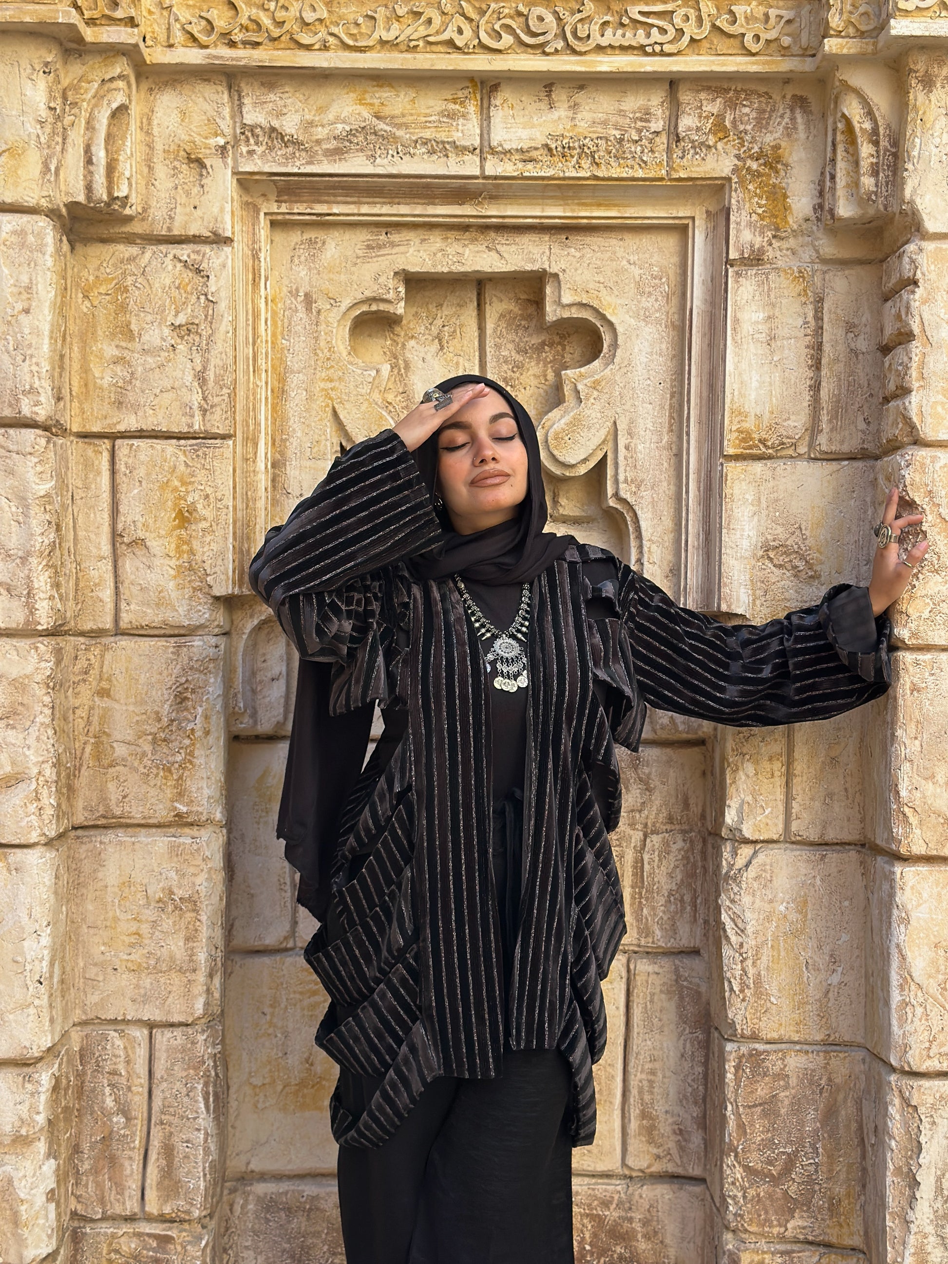 Dark moon kimono set