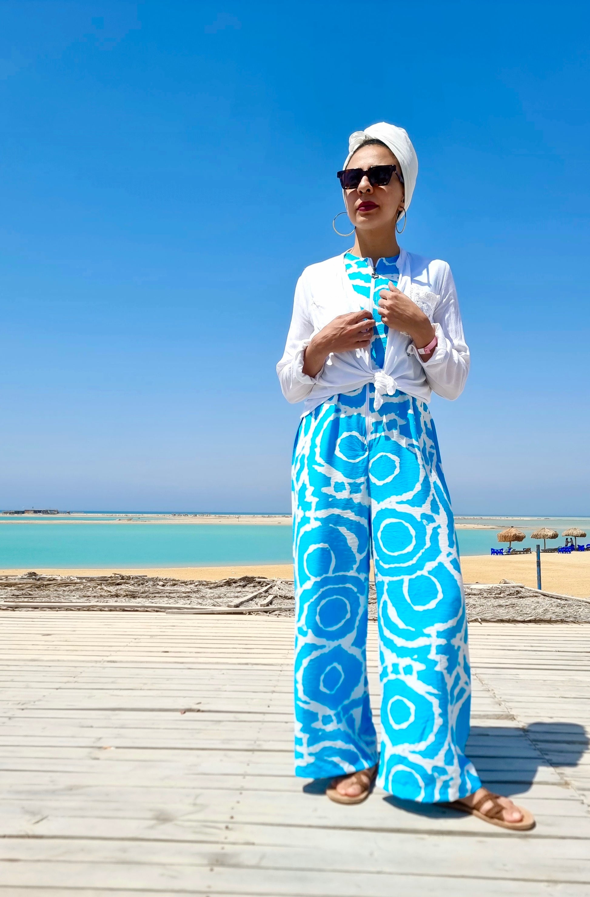 Ocean mist jumpsuit