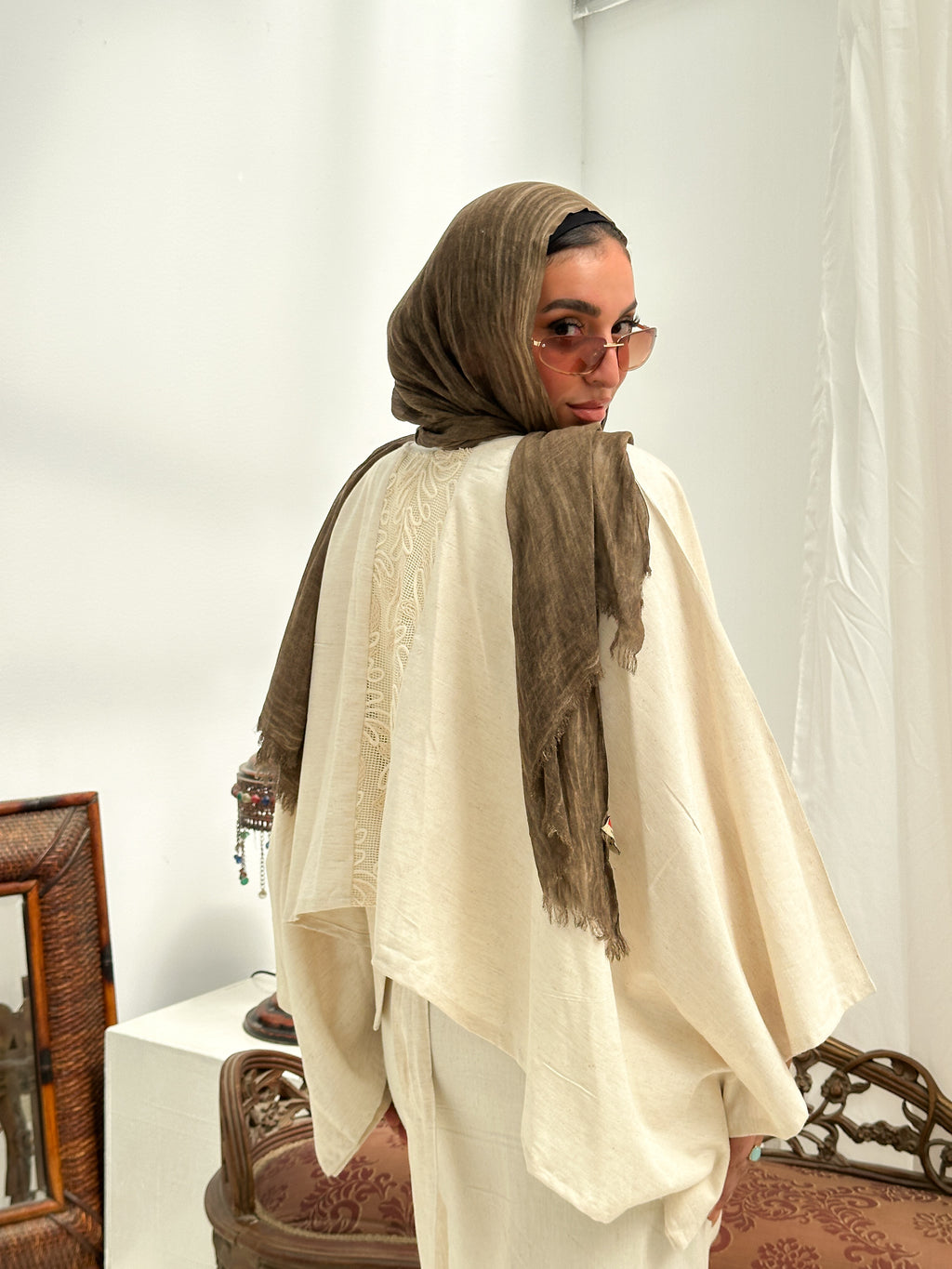 Sunwoven set in beige