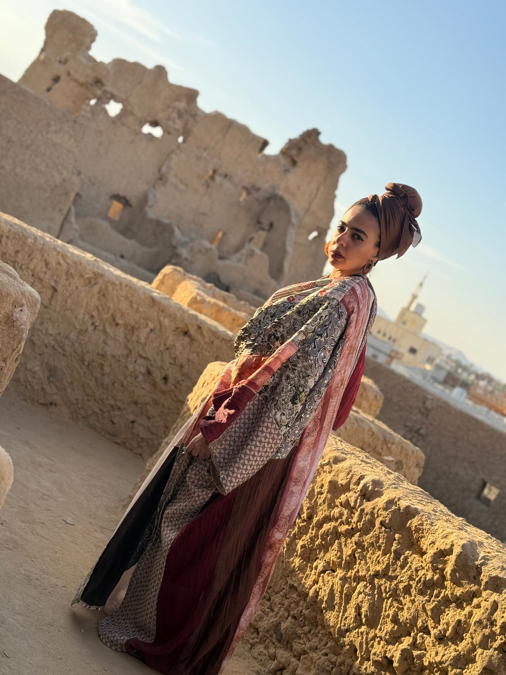 Muse shawl kaftan