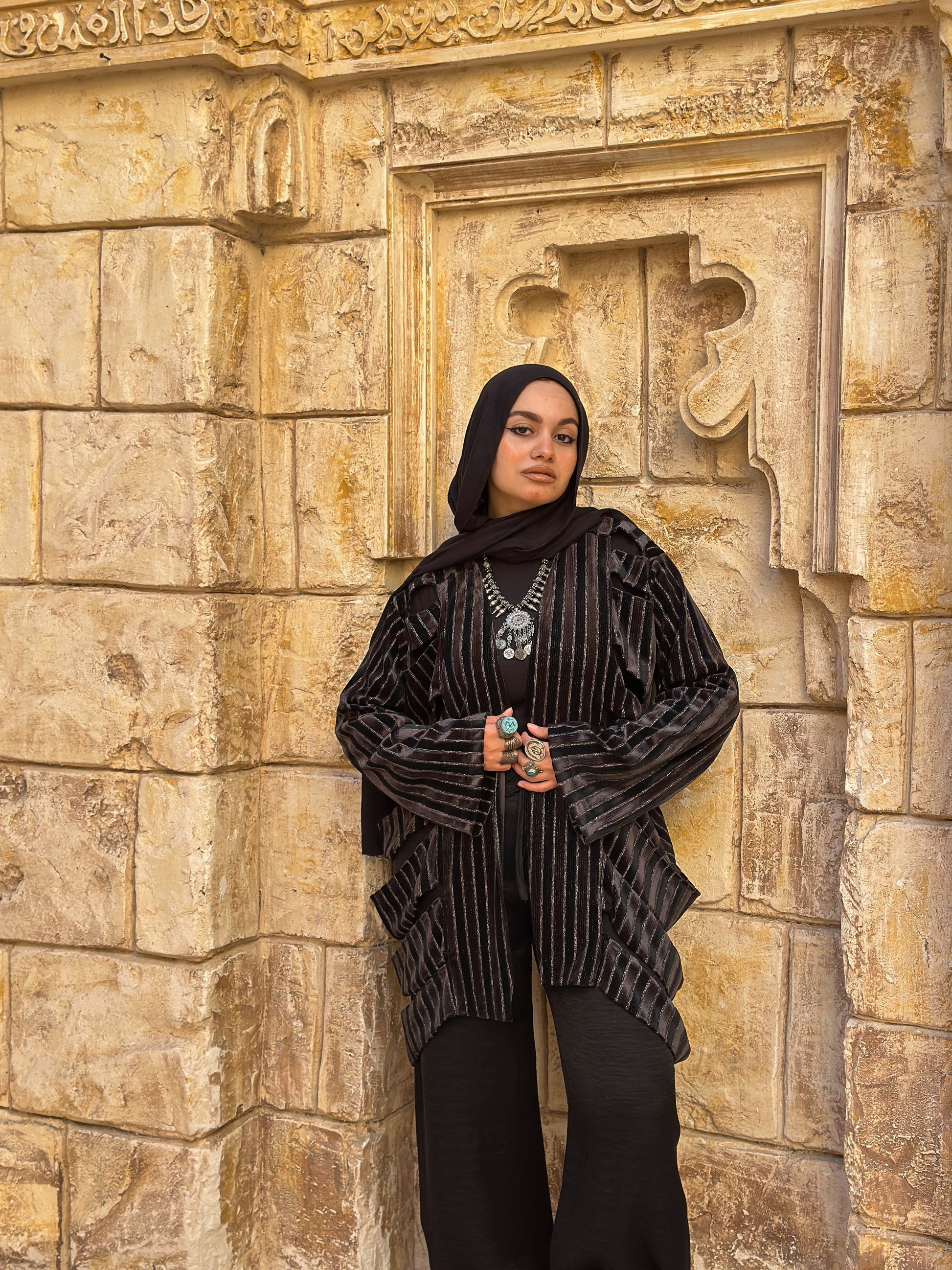 Dark moon kimono set