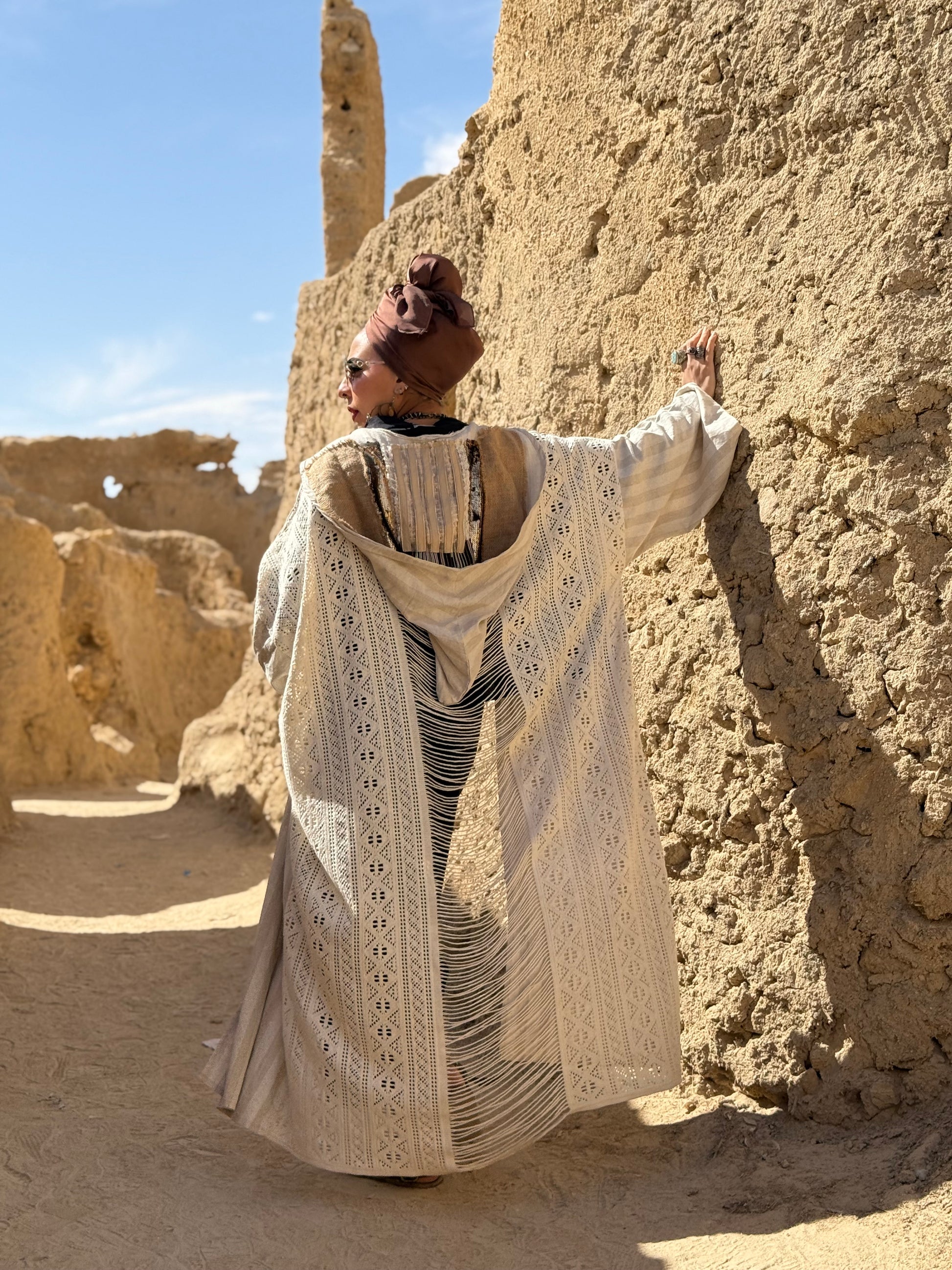 Desert boho kimono