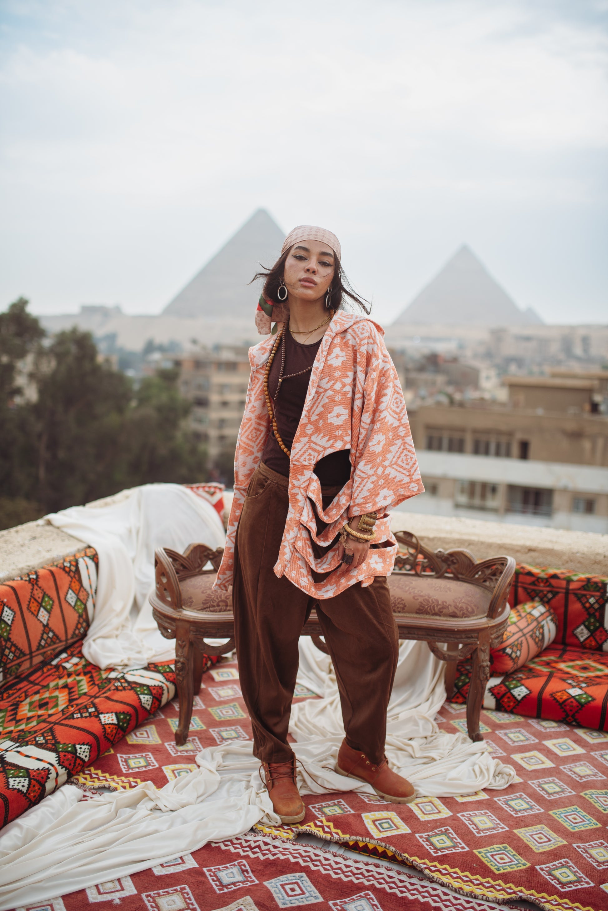 Sunset hippie Kimono