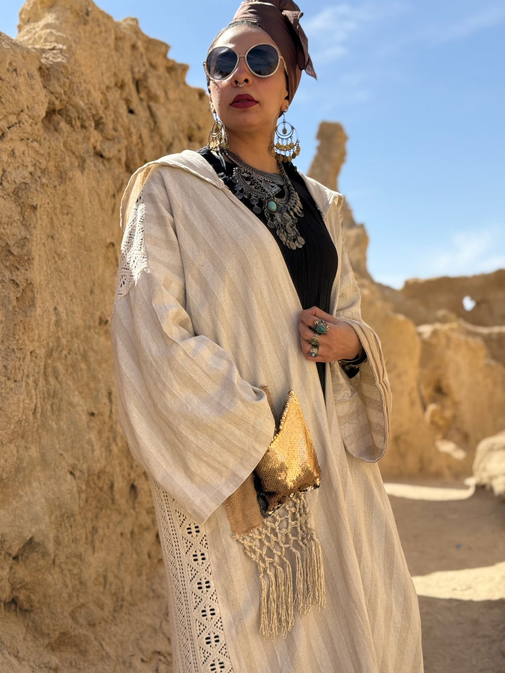 Desert boho kimono