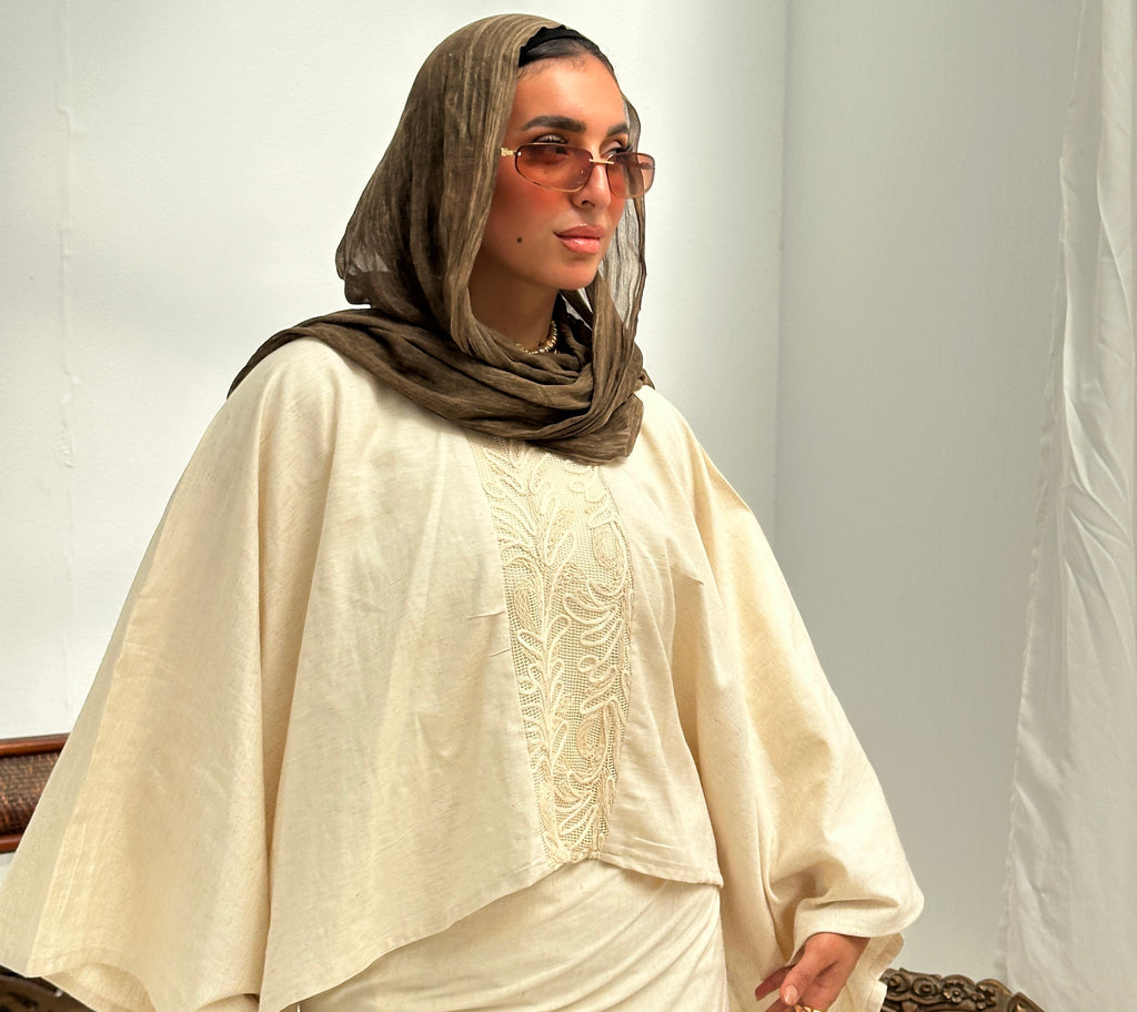 Sunwoven set in beige