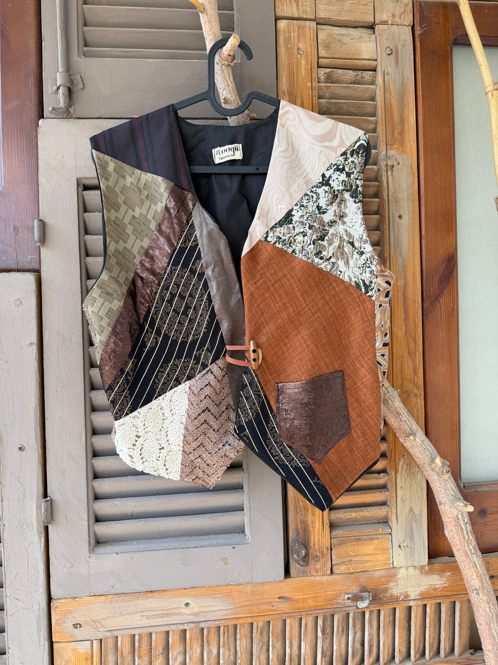 Earthy colors vest