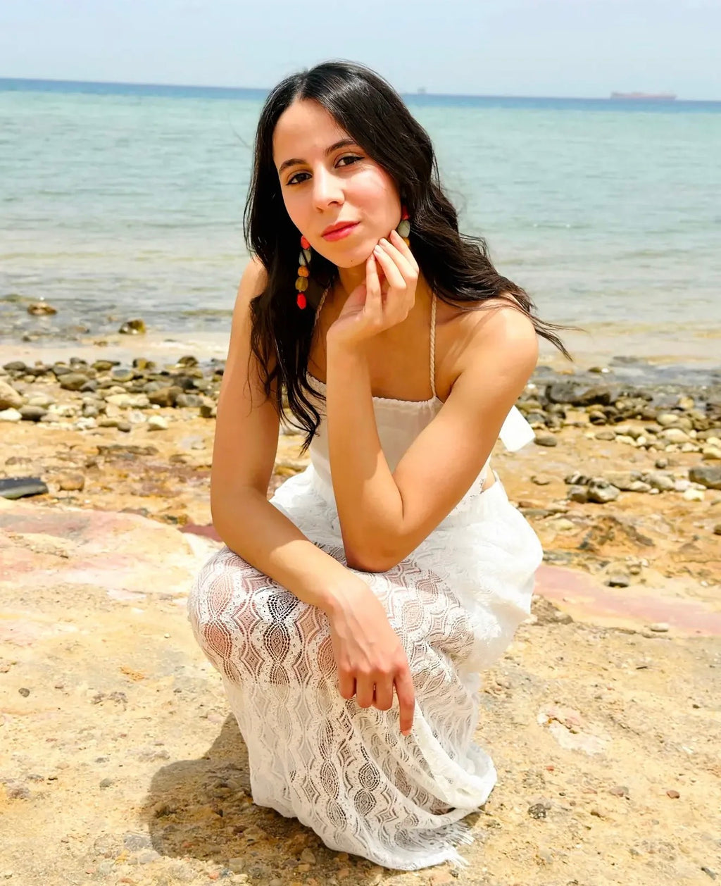 Flora lace skirt