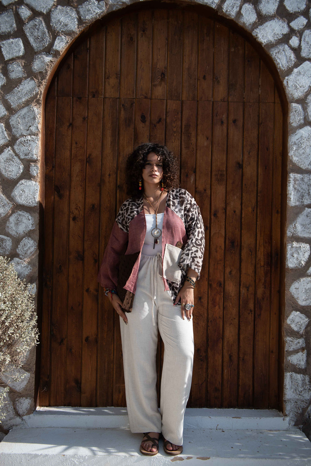 Tiger wine kimono