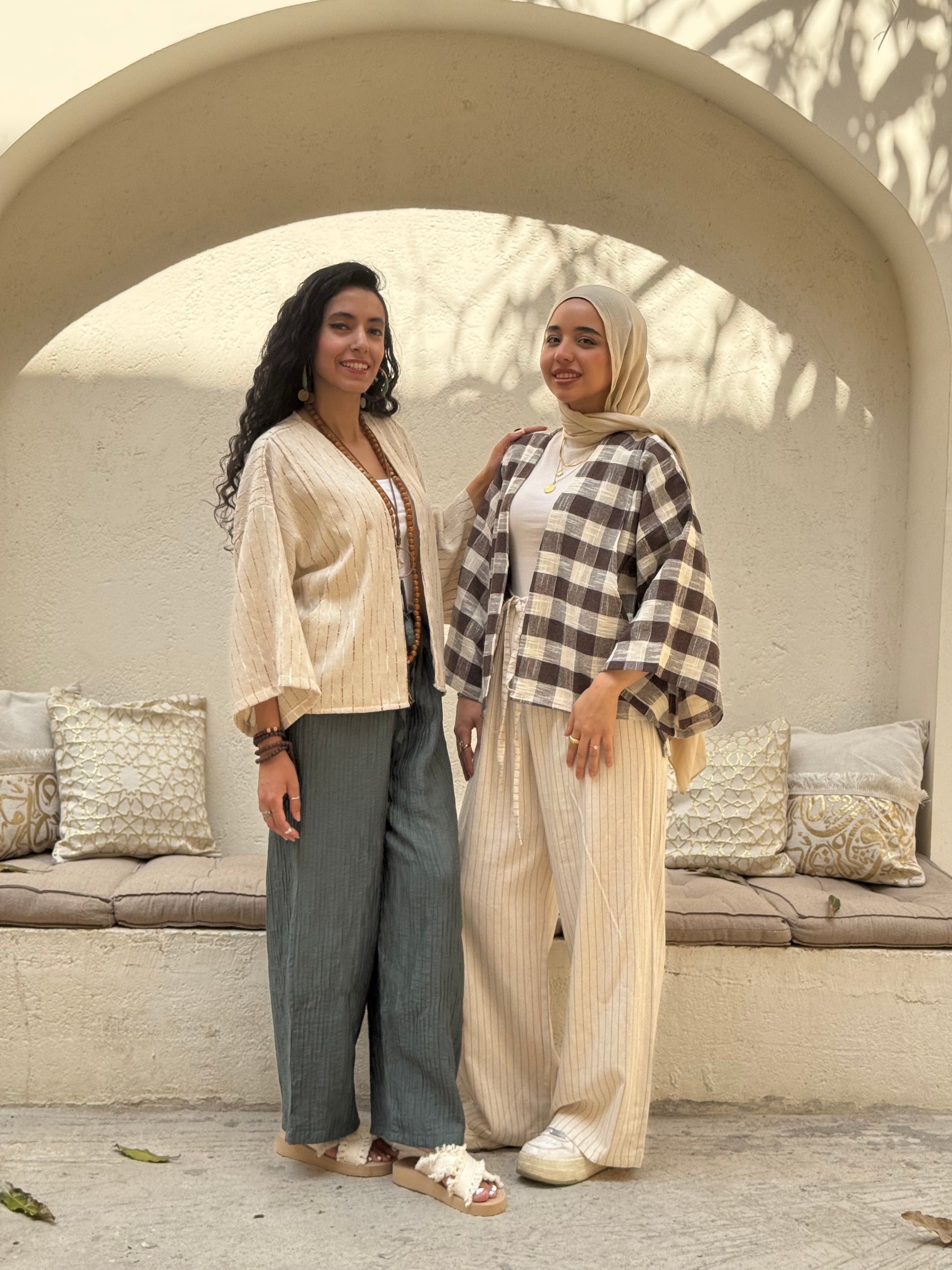 Woven Rythem Kimono