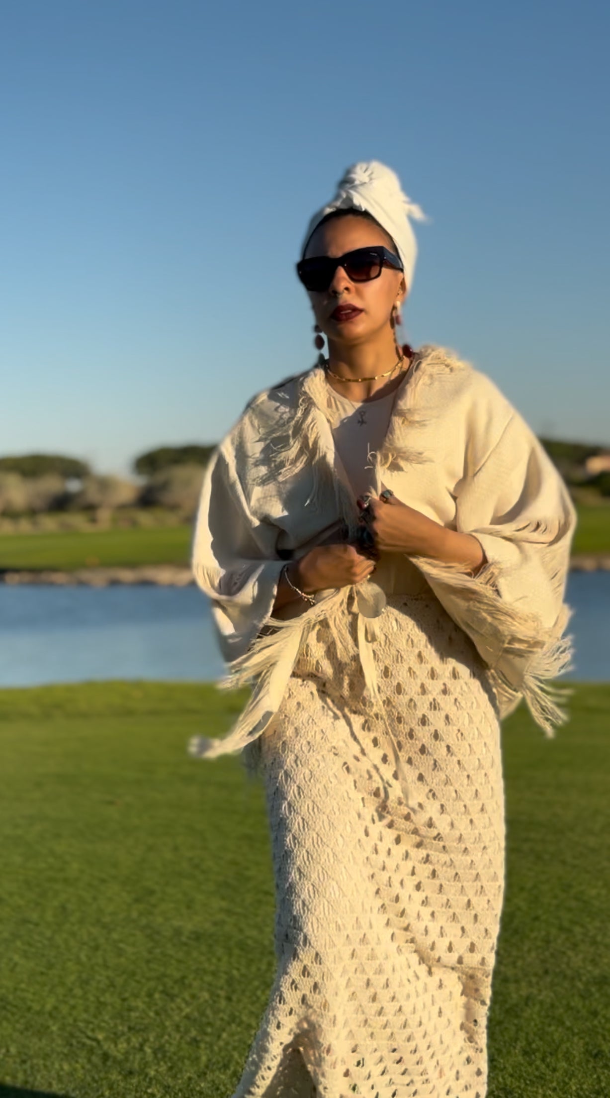 Boho bound skirt