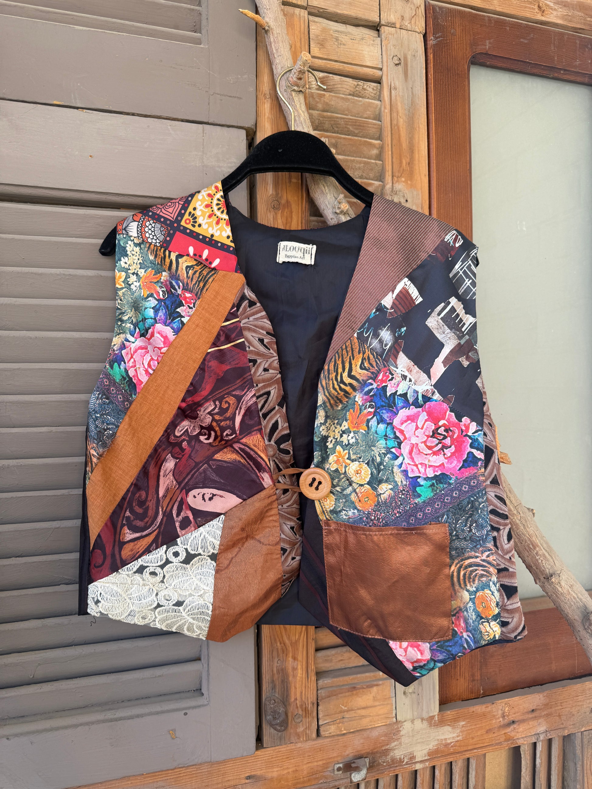 Earthy colors vest